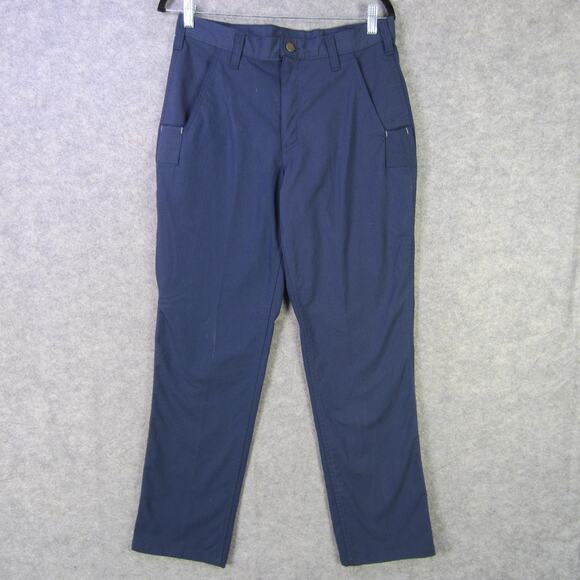 Carhartt Pants Mens 30x30 Navy Relaxed Fit Ripstop Work Utility Pockets 74533-20 - Picture 1 of 8